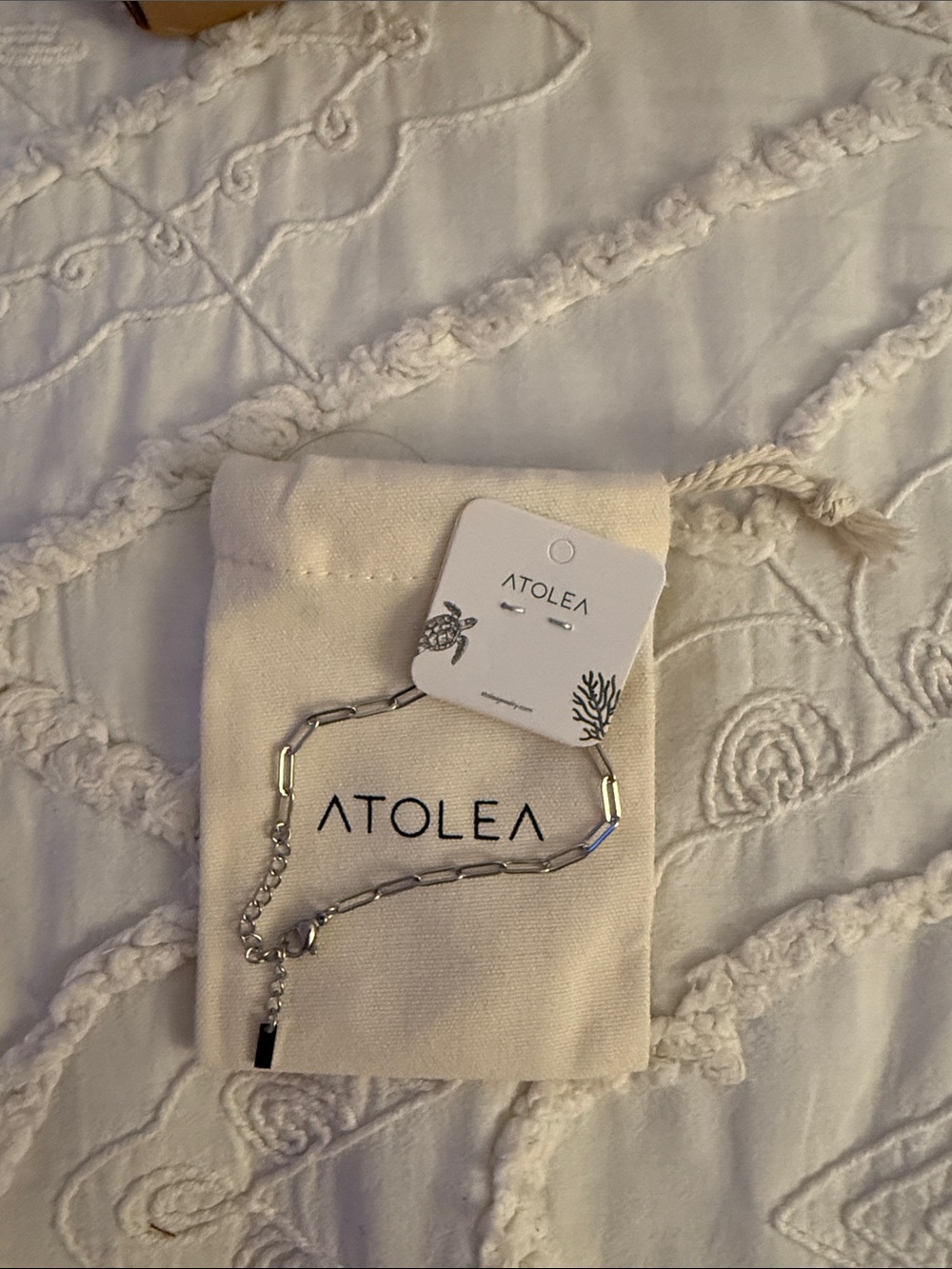 Atolea Silver Chain-Link Women's Bracelet